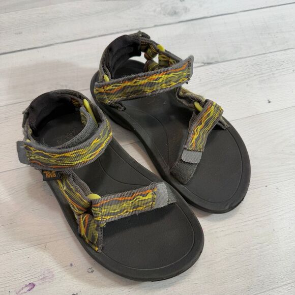 Teva Hurricane XL2 sports sandals yellow multicolor men's size 11‎ - Picture 1 of 6
